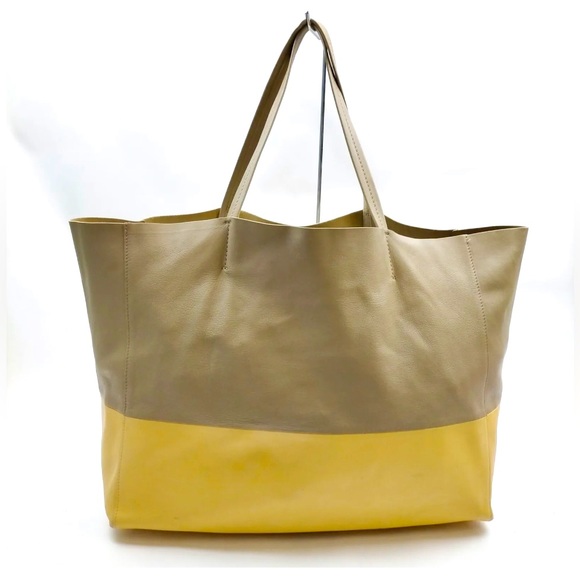 Celine Handbags - Celine Horizontal Bi Cabas Tote Leather